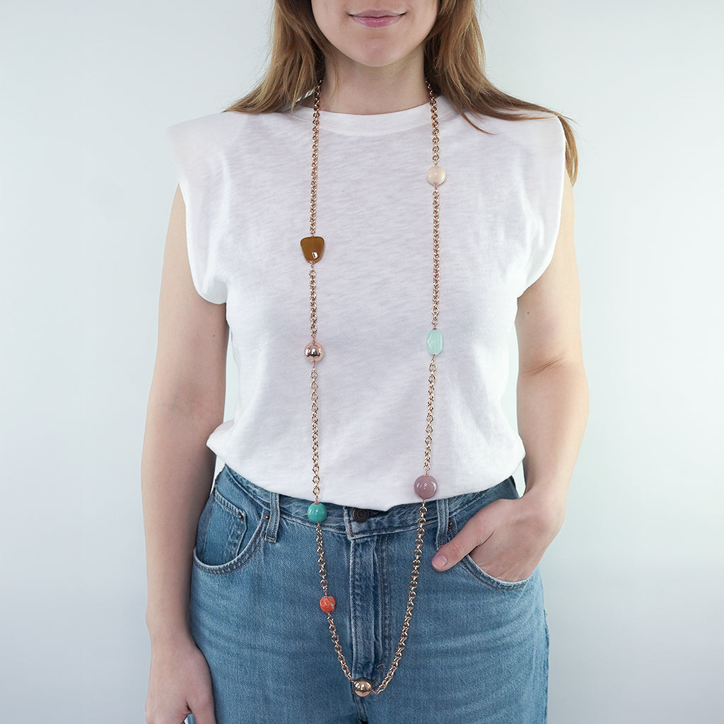 BELLA KETTE RESINA Türkis Rot