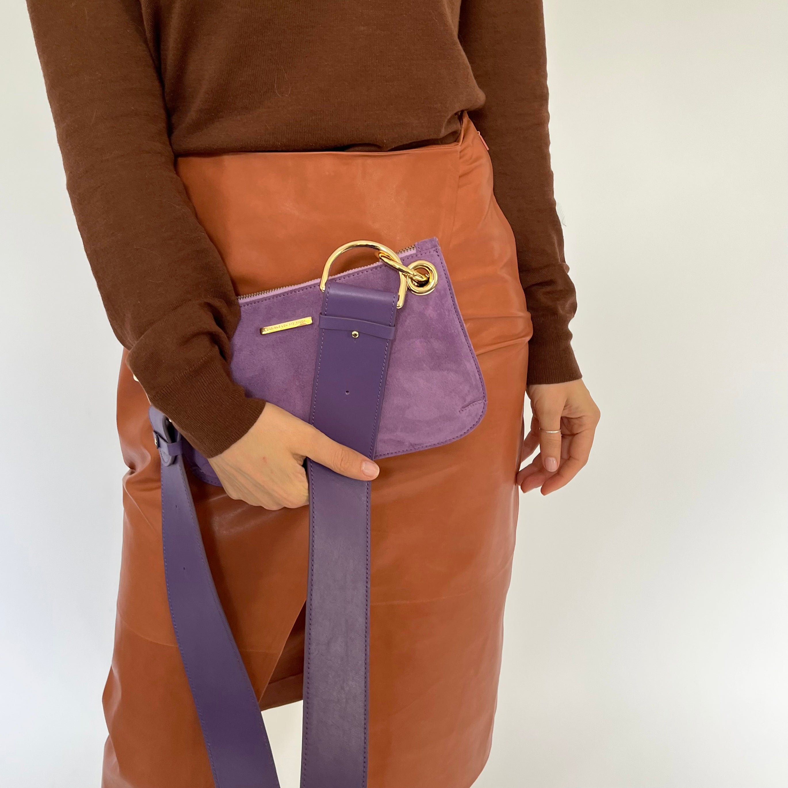 CEELO BIG SUEDE LILA