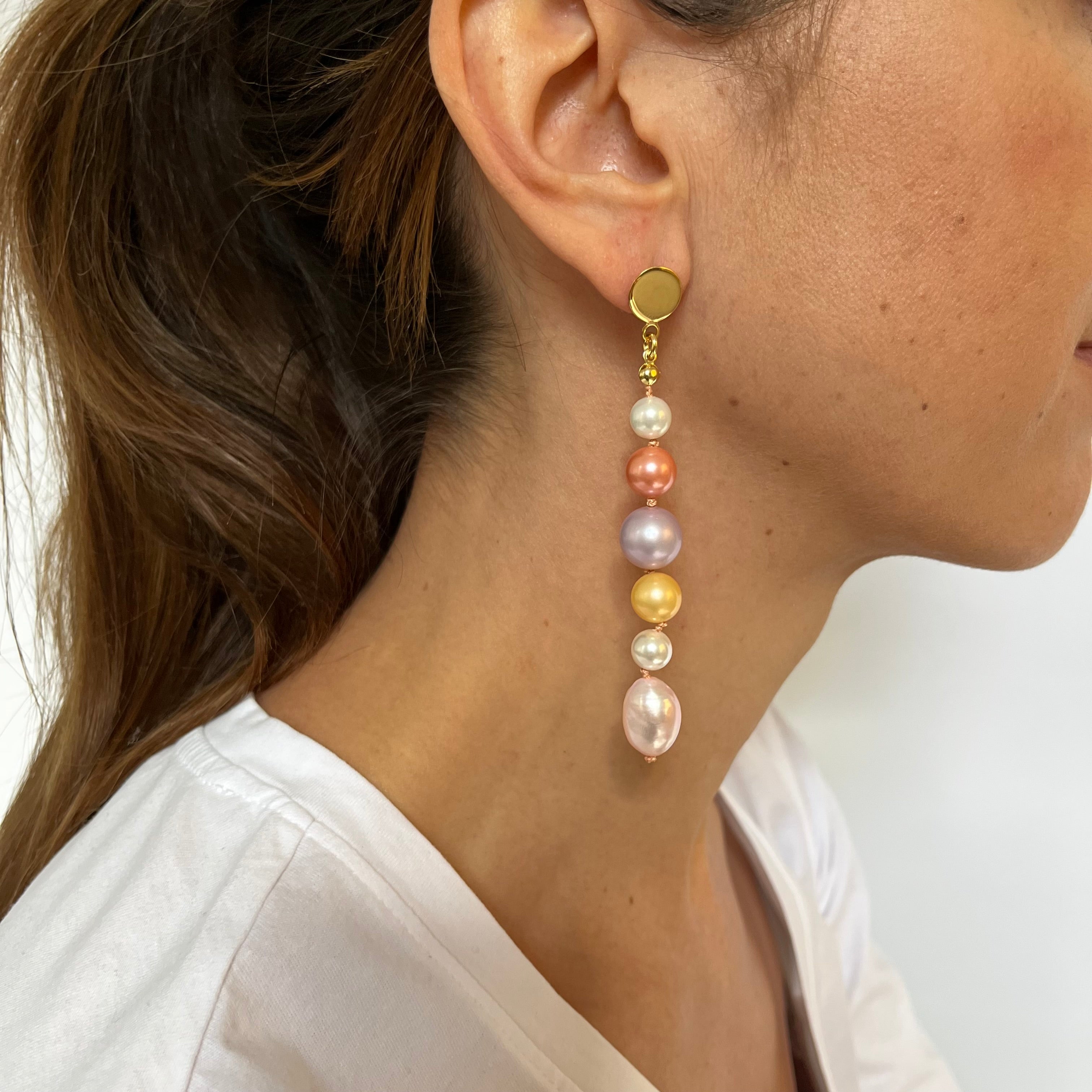 JULIE OHRRINGE PERLE PASTELL