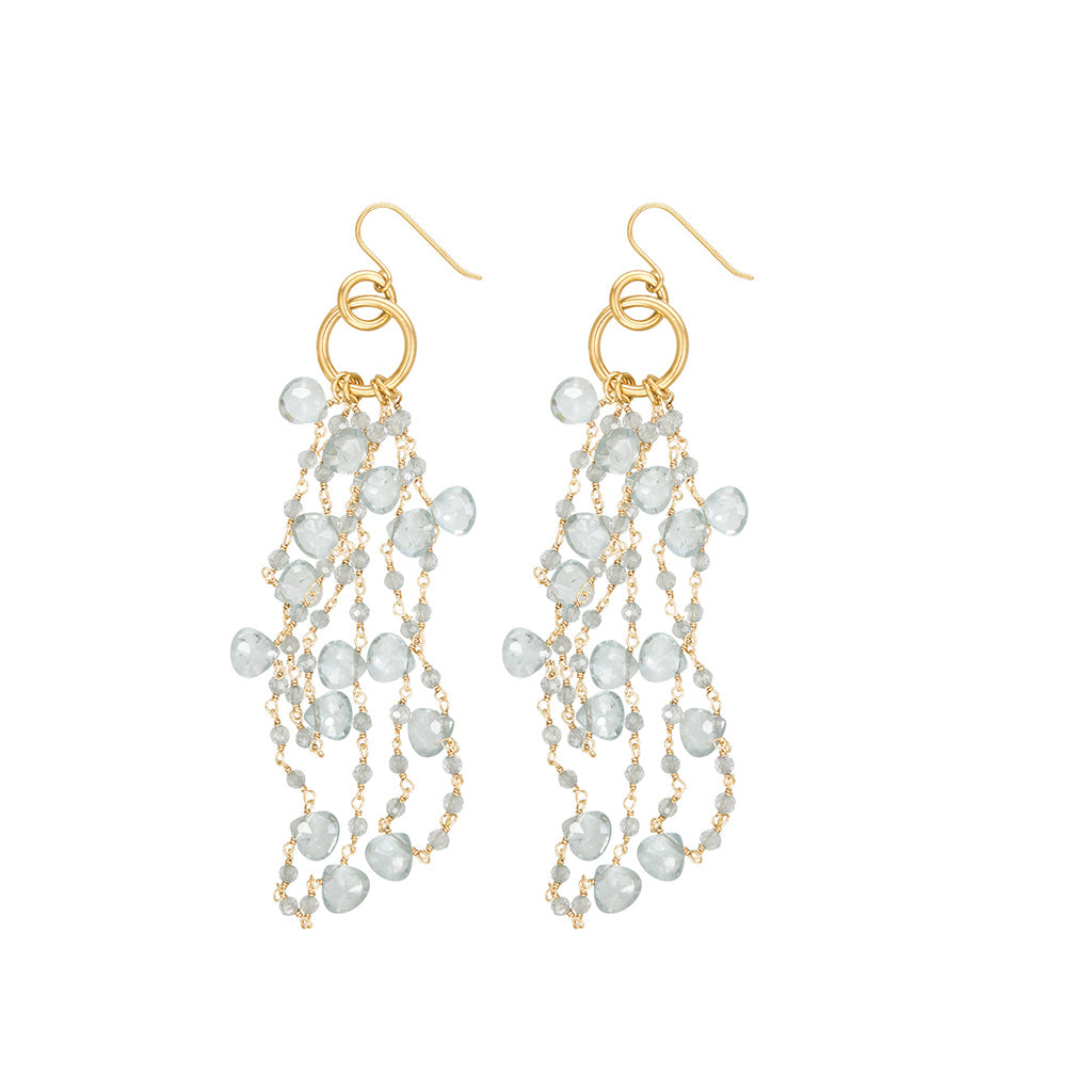 LYNN OHRRINGE blue topaz