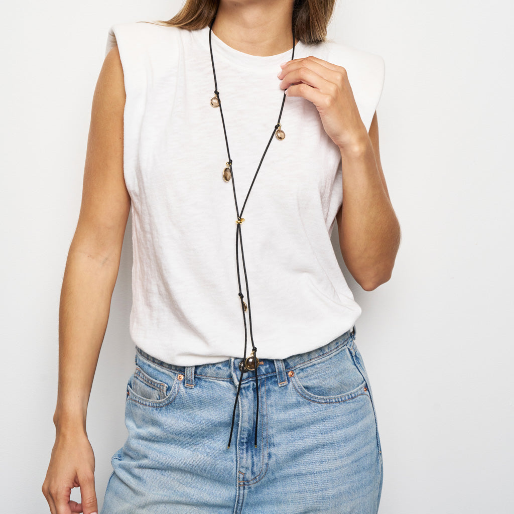 TABEA KETTE EDELSTEINE Rauchquarze