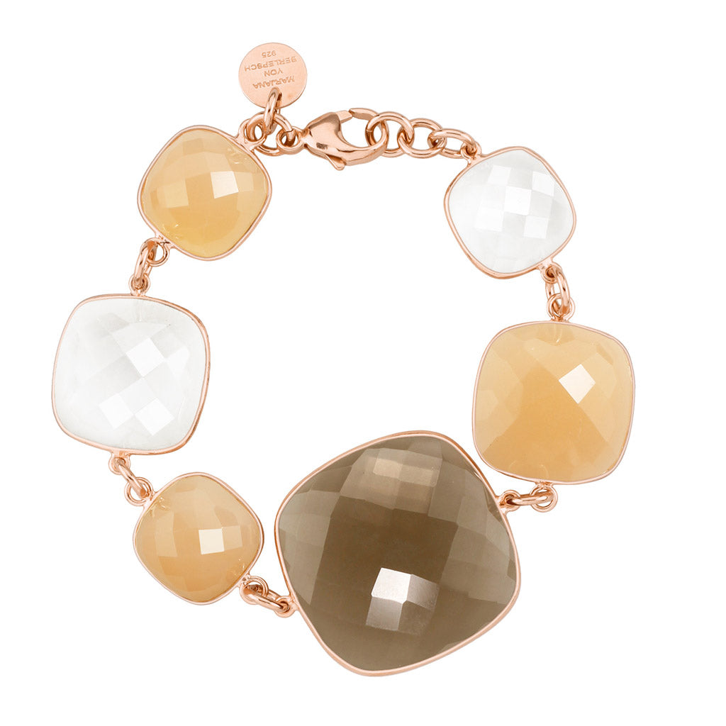PALOMA ARMBAND NUDE RAUCHQUARZ