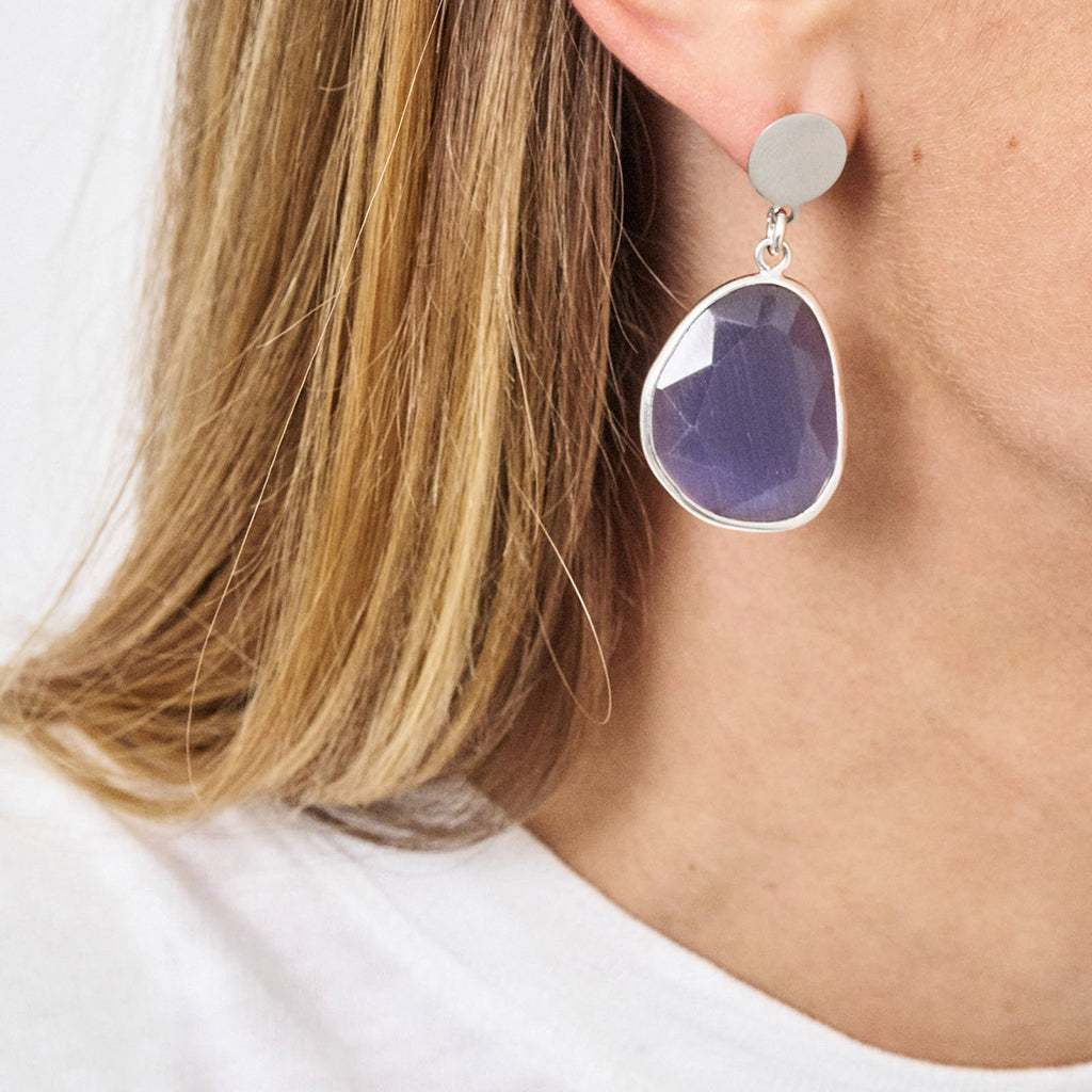 SHELLY OHRRINGE PURPLE