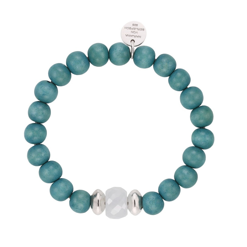STONEY ARMBAND AQUA Blauer CHalzedon