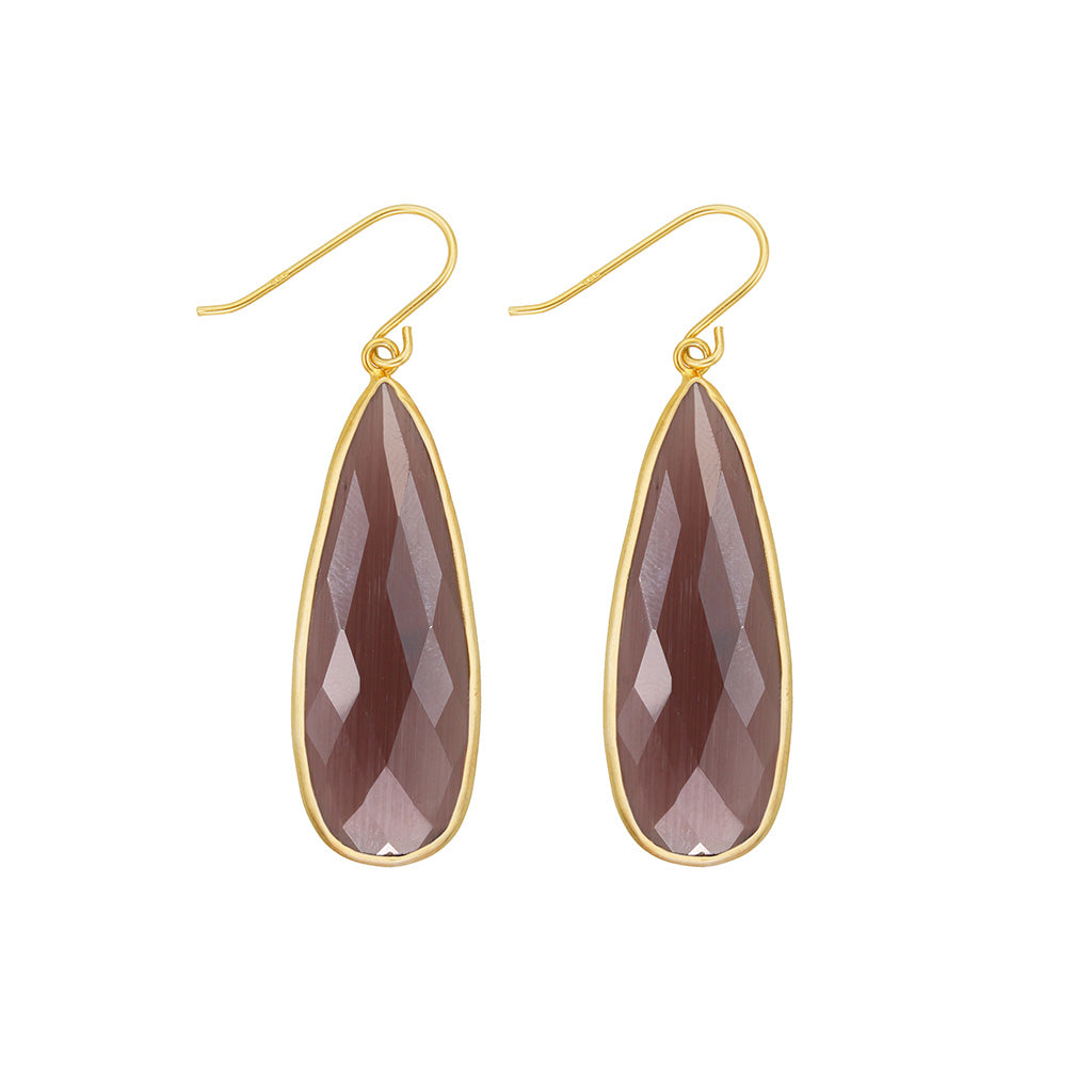 PRE-ORDER TAN OHRRINGE AUBERGINE