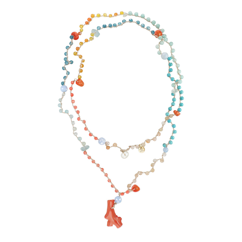 YASMIN KETTE PERLE TÜRKIS