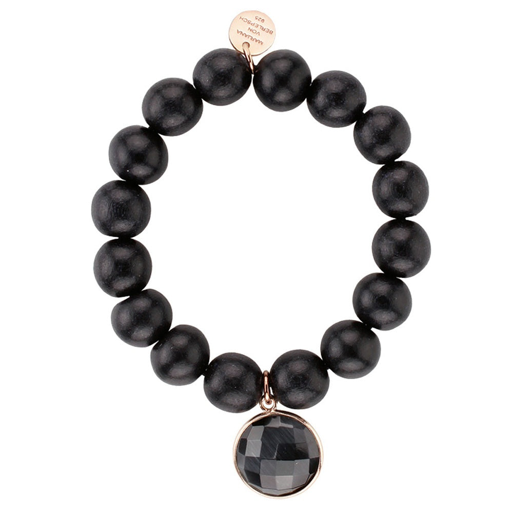 INA ARMBAND KOHLE SCHWARZER MONDSTEIN