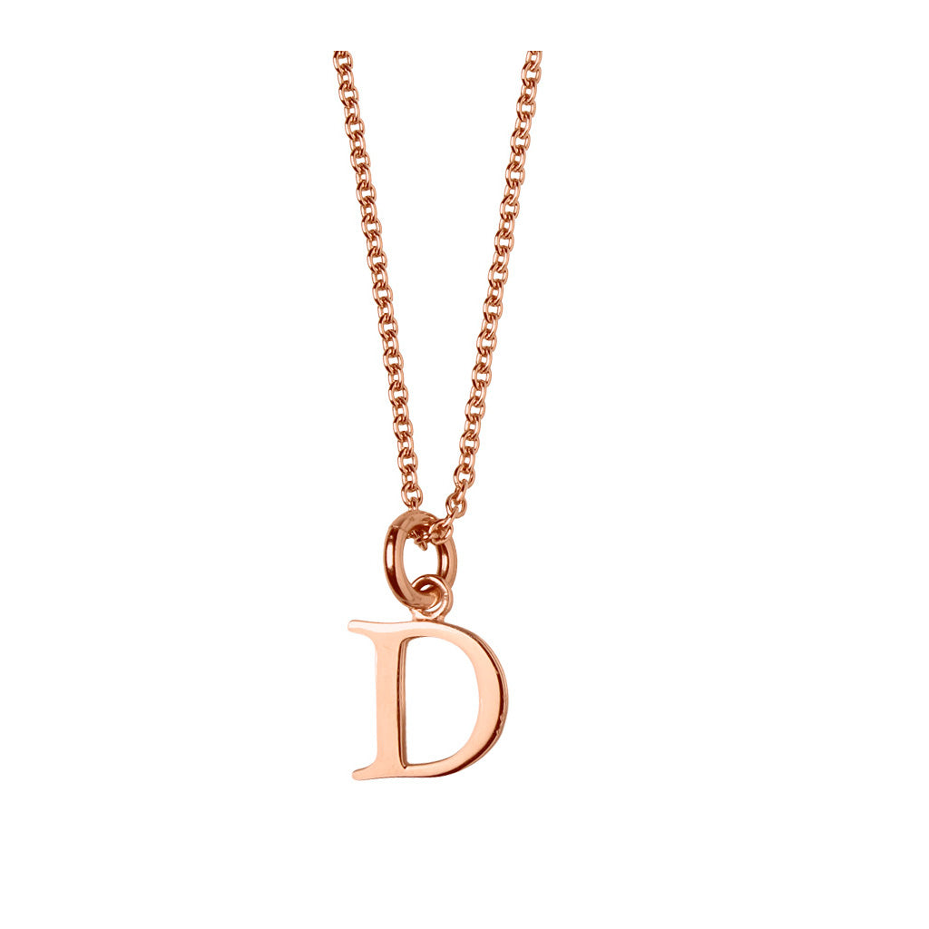 ROOKS SMALL KETTE A-Z ROSÉGOLD