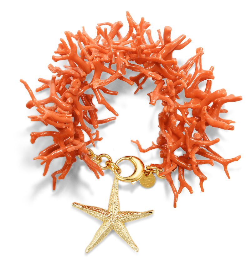 ISISA ARMBAND KORALLE Orange