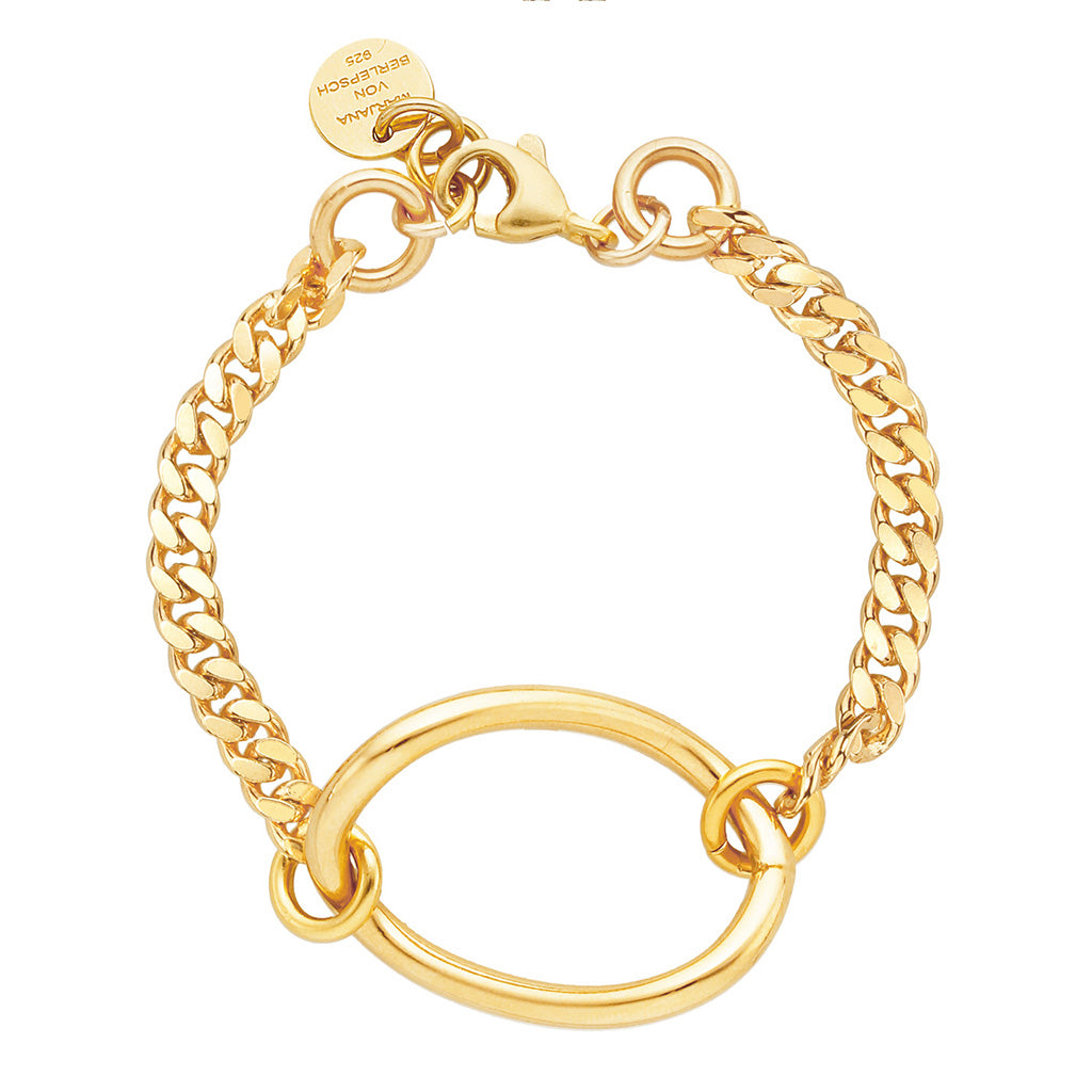 COCO ARMBAND GOLD OVAL