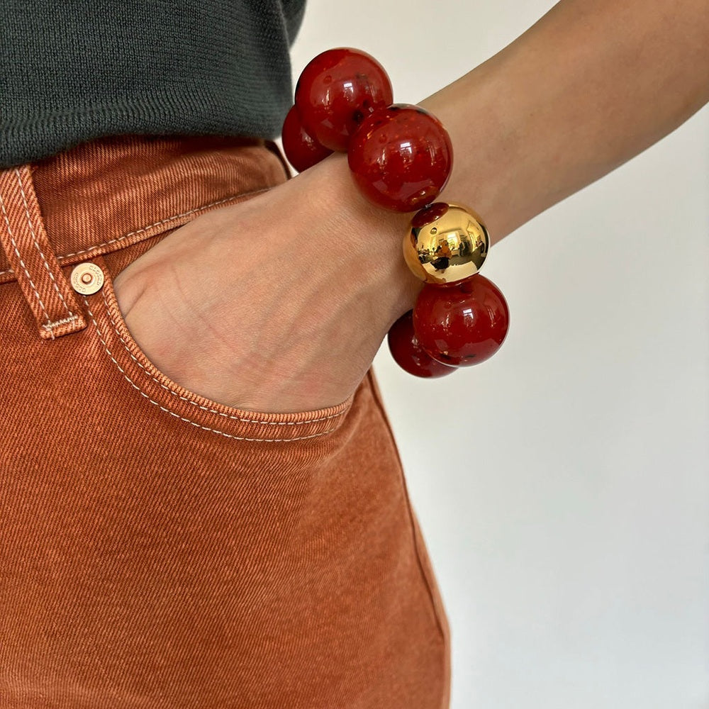 PAOLA XL ARMBAND ROT