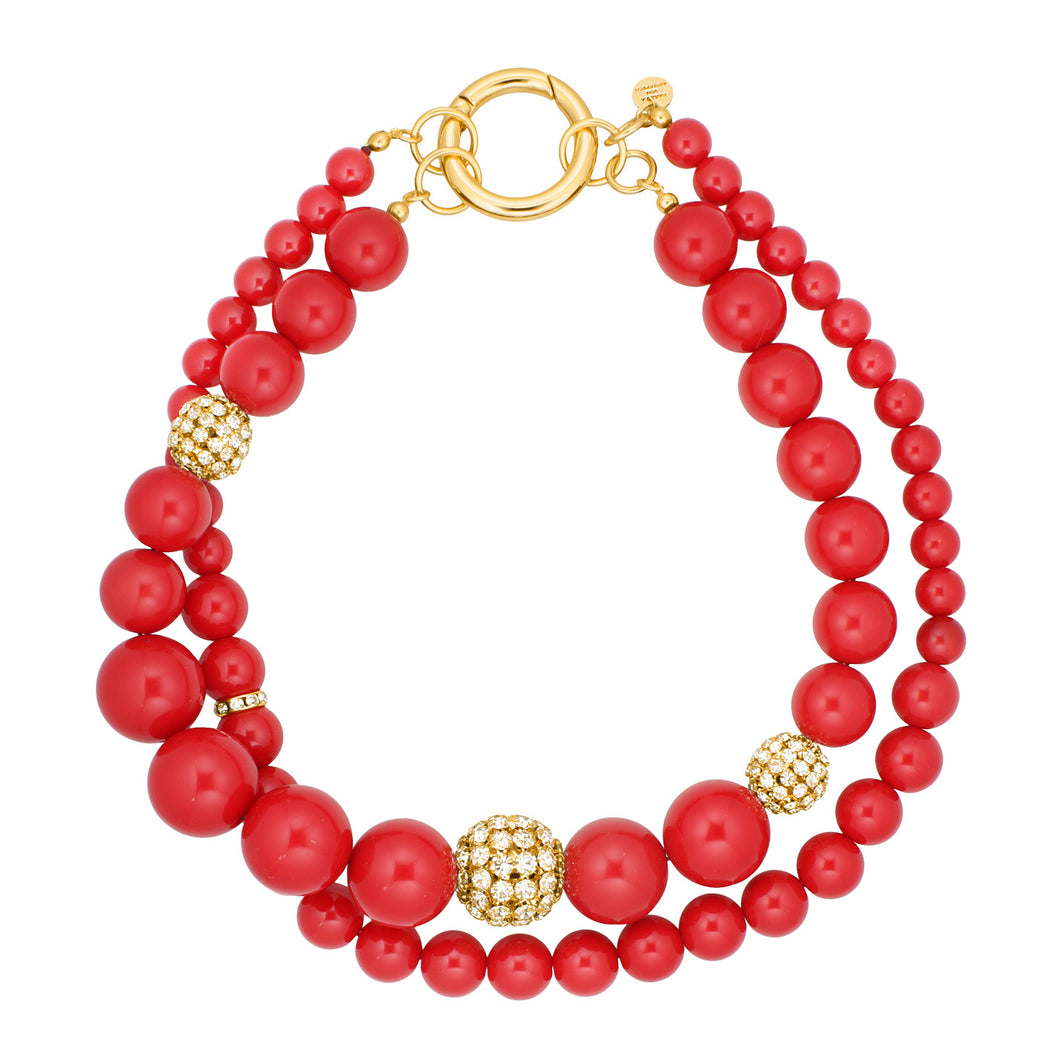 TRACEY XL Collier Rot