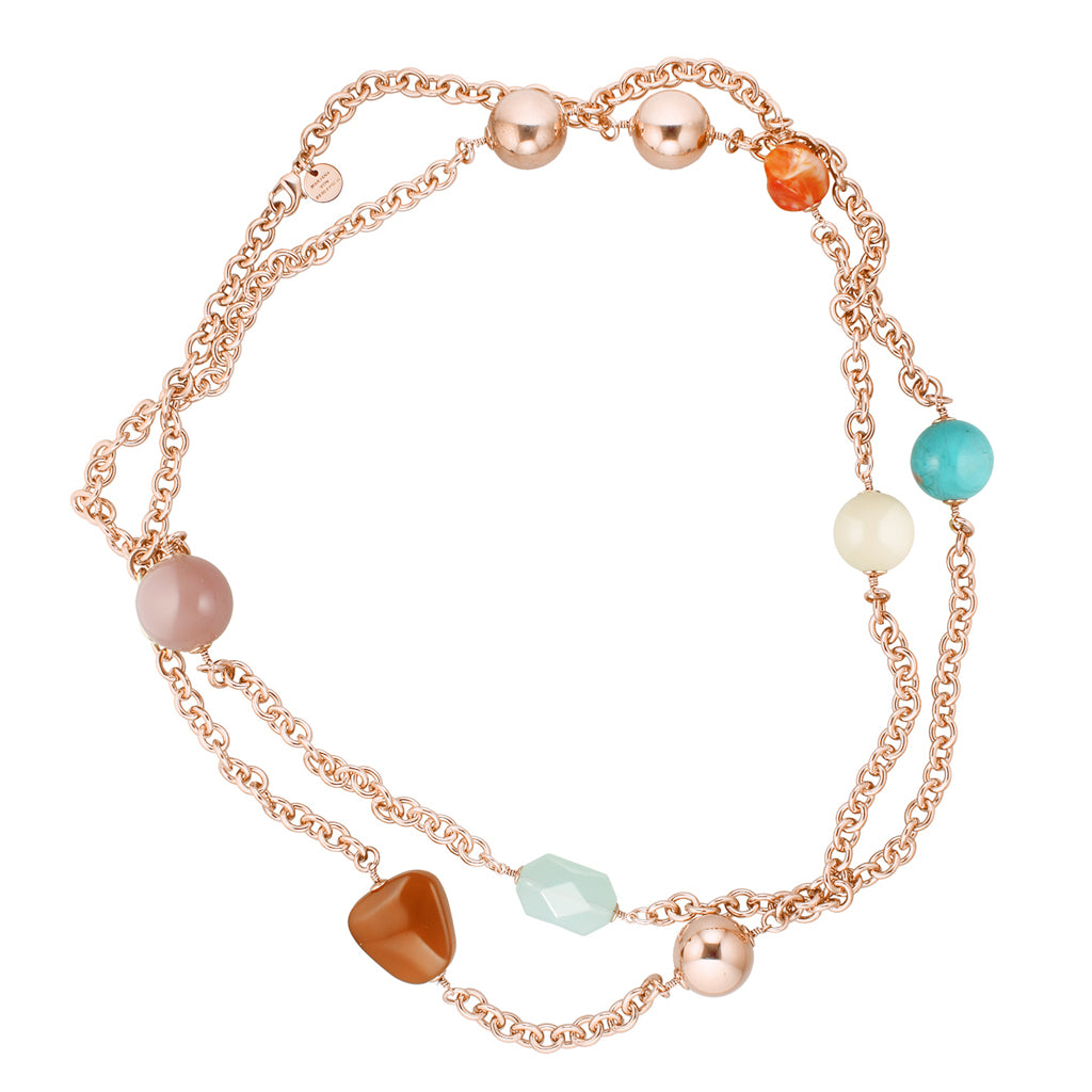 BELLA KETTE RESINA Türkis Rot