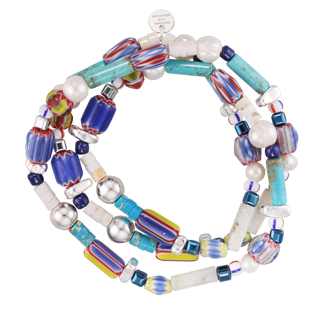 BLOOM WICKELARMBAND AZUR