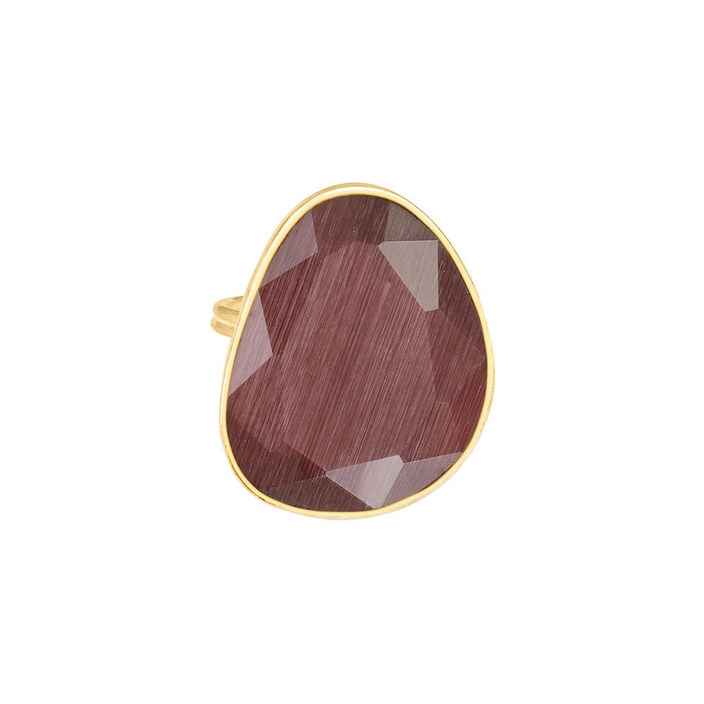 JERRY RING BIG AUBERGINE