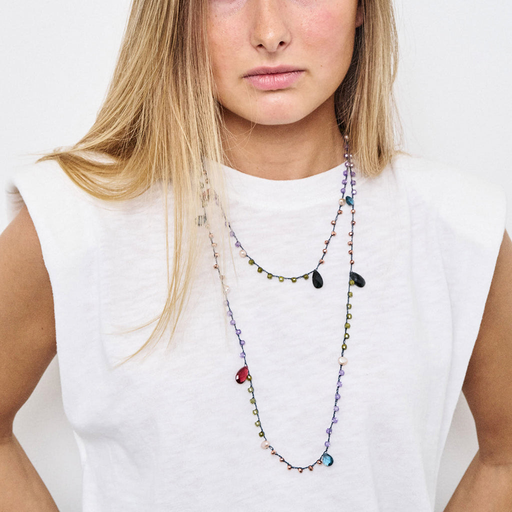 MAGIC EDELSTEIN KETTE AMETHYST