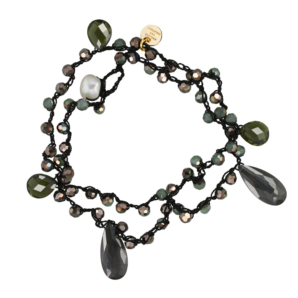 MAGIC EDELSTEIN ARMBAND SCHWARZ