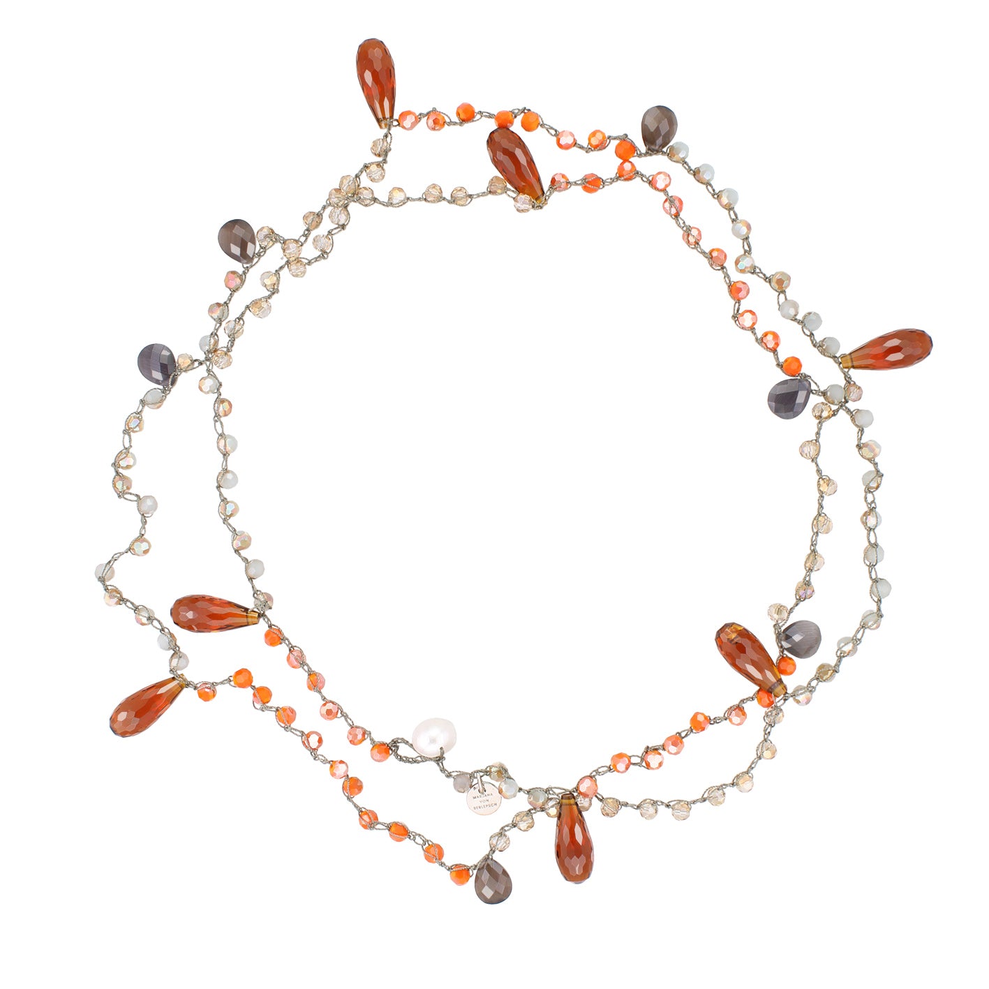 MAGIC EDELSTEIN KETTE ORANGE