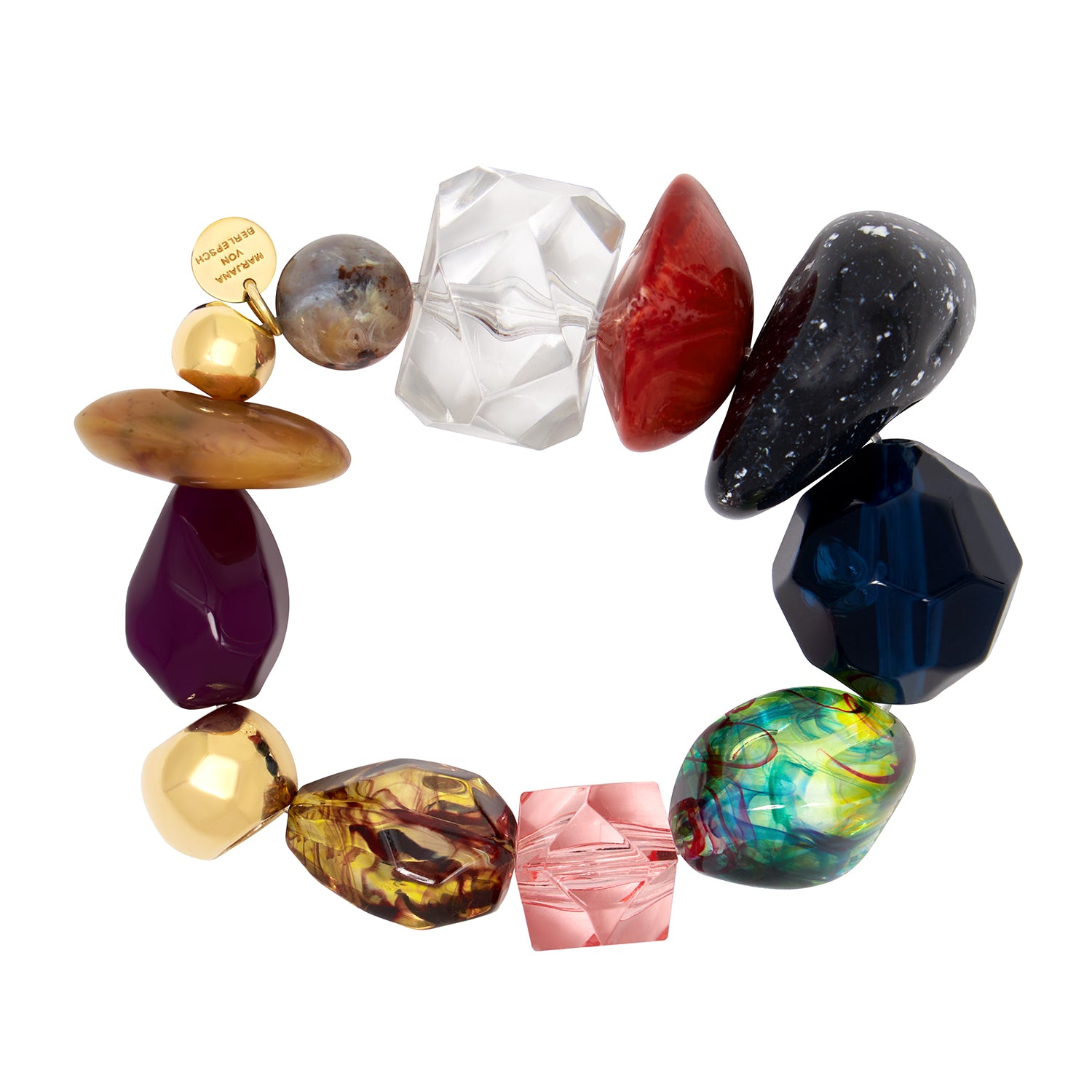 RUBINA ARMBAND GRÜN MIX