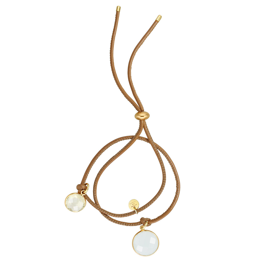 TABEA WICKELARMBAND EDELSTEINE