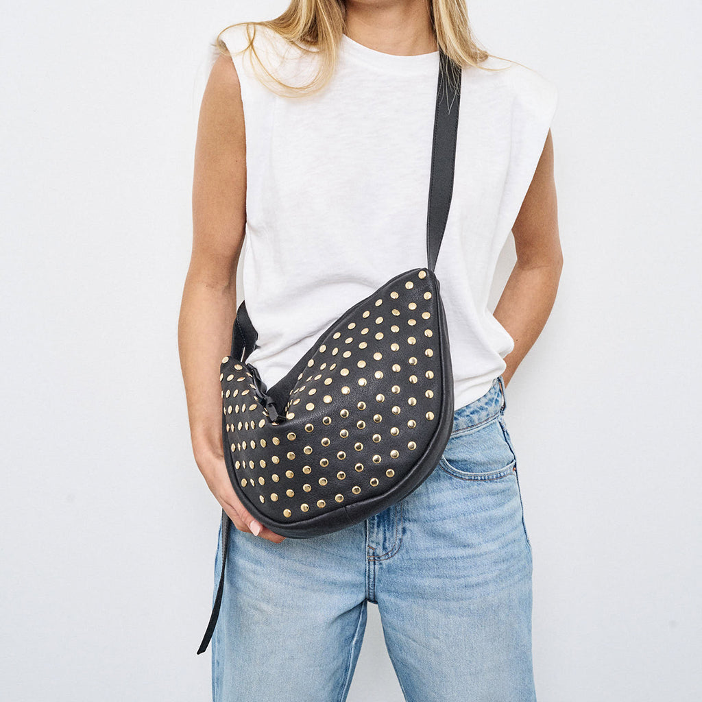 VENETIA SMALL VOLLNIETE SCHWARZ
