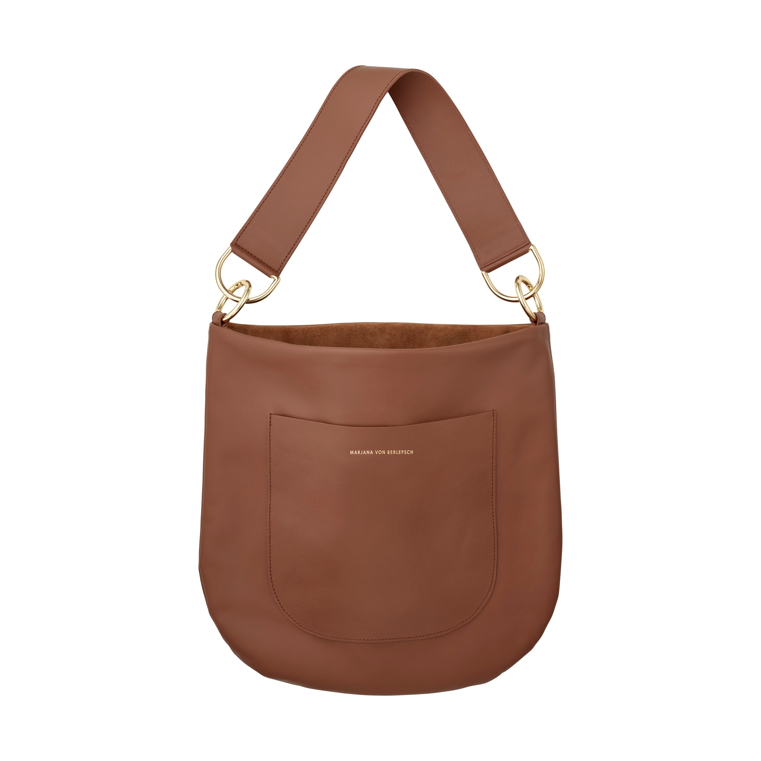 AENDI SMALL BAG Braun mit Crossbodygurt