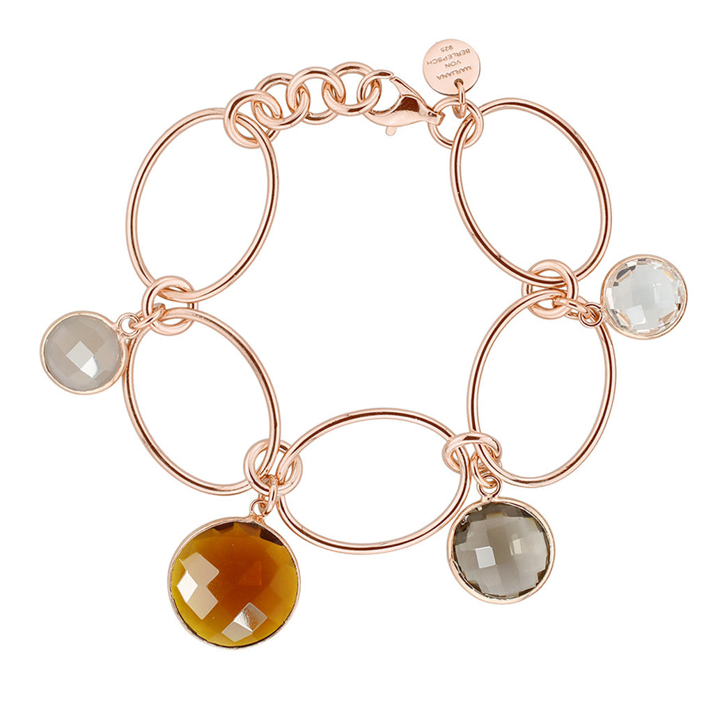 VENUS ARMBAND EDELSTEIN Citrin Mix